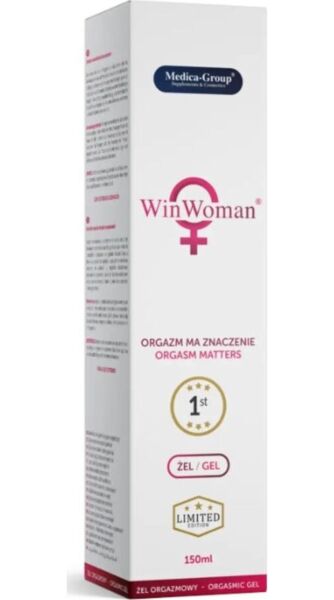 Confezione da 150 ml del gel intimo WinWoman Gel di Medica Group