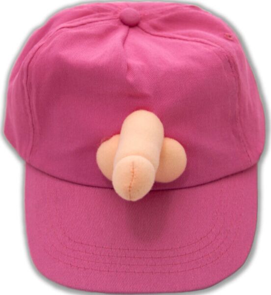 Cappellino fucsia Diverty Sex con un pisello sulla fronte