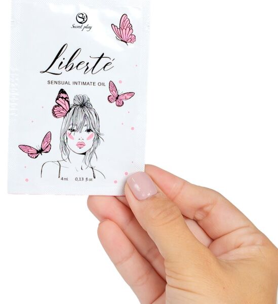 Bustina monodose dell'olio idratante intimo Secret Play Liberté