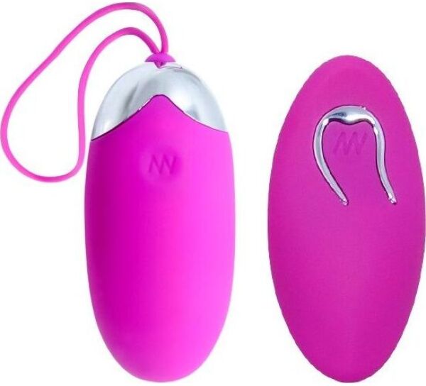 Uovo vibrante Pretty Love Berger, in silicone con dettagli metallizzati