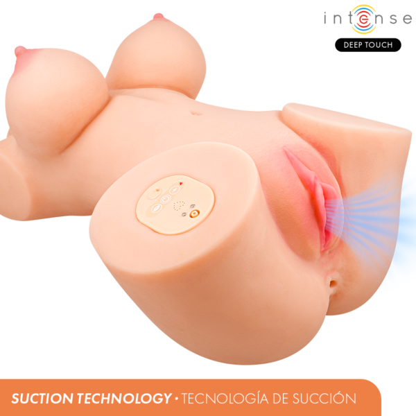 Masturbatore a torso Intense Deep Touch Vero Torso con apertura vaginale