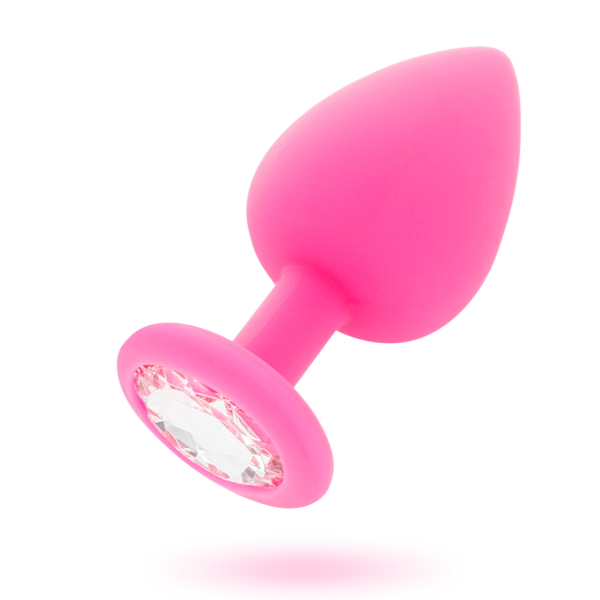 Plug anale Intense Shelki, con punta conica e base a diamante
