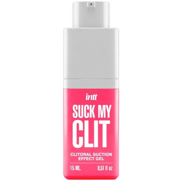 Gel con effetto succione INTT Suck My Clit, formato da 15 ml