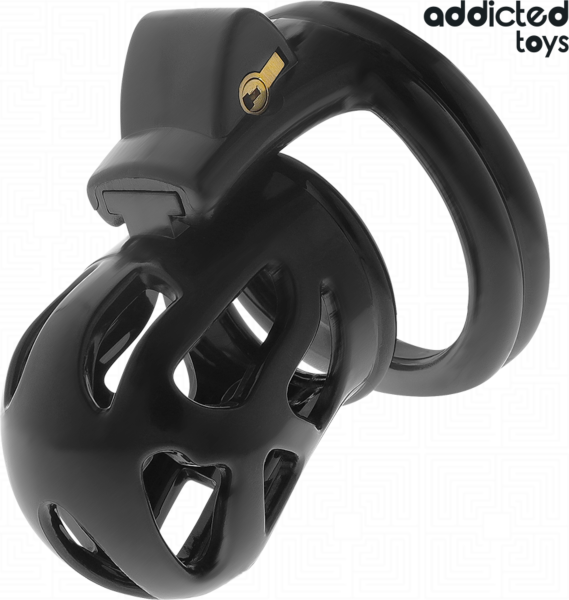 Gabbia di castità Addicted Toys Locked 7,5 cm con anelli e chiavi