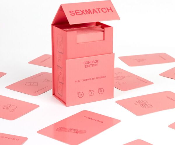 Gioco di carte Secret Play Sexmatch Bondage Edition con la sua scatola