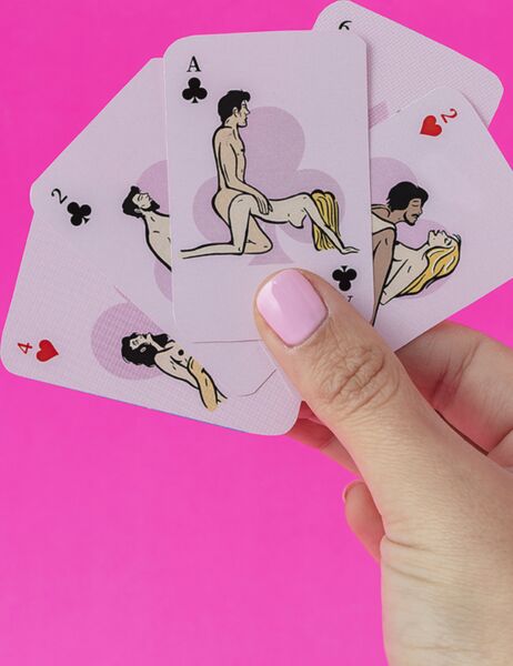 Gioco di carte erotico Sexitive Mini Poker XXX Edition con la sua scatola