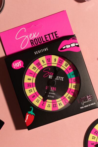 Gioco erotico Sex Roulette Lovers Game di Sexitive, con la sua freccia girevole