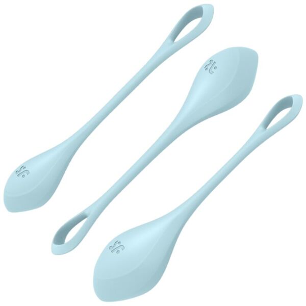 Set di palline vaginali Satisfyer Yoni Power 2 con le sue tre palline di dimensioni diverse