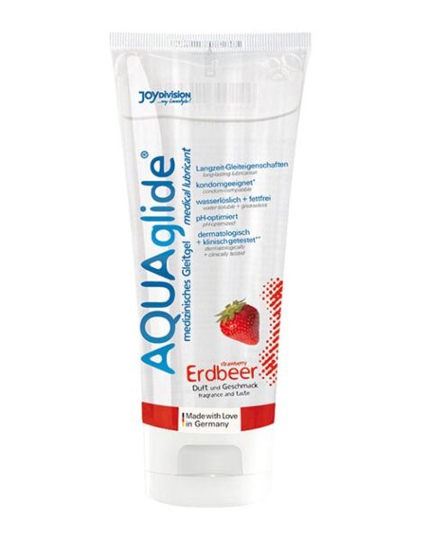 Lubrificante a base d'acqua Joydivision AQUAglide 100 ml, nei suoi cinque gusti
