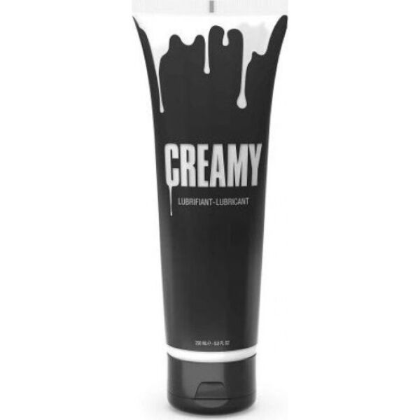 Lubrificante a base d'acqua Creamy Cum con texture che ricorda lo sperma