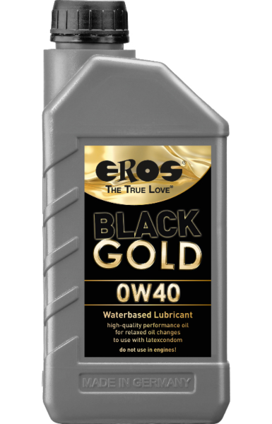 Lubrificante a base d'acqua EROS Black Gold in tanica da 1000 ml