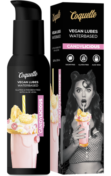 Lubrificante aromatizzato a base d'acqua Coquette Chic Desire in flacone airless da 100 ml