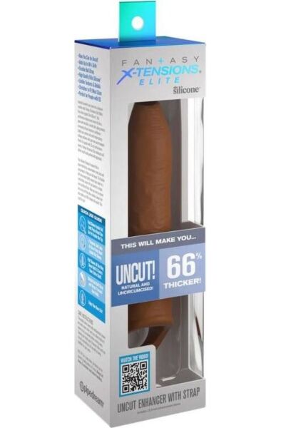 Guaina estensore Fantasy X-tensions Elite Uncut con laccio, in silicone