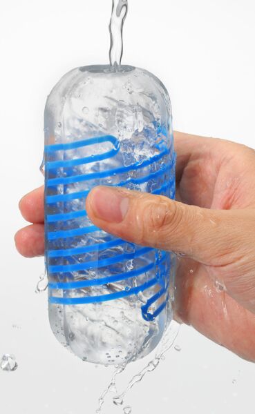 Masturbatore Tenga Spinner DX 01 Drops con la sua custodia
