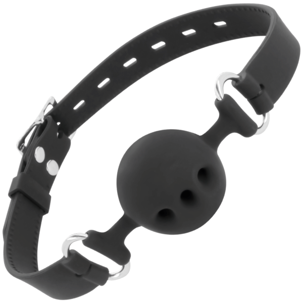 Bavaglio Darkness con le sue cinghie in pelle