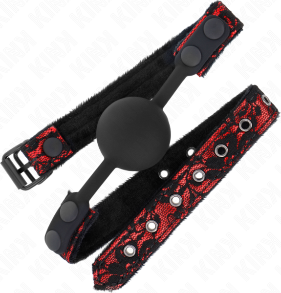 Bavaglio a palla Kink in silicone da 4 cm