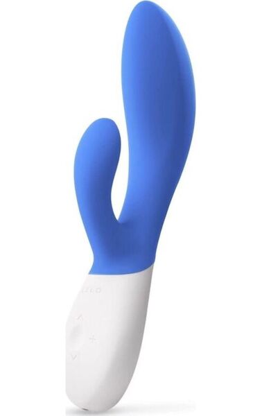 Vibratore rabbit LELO Ina Wave 2, con la sua asta e il braccio per il clitoride