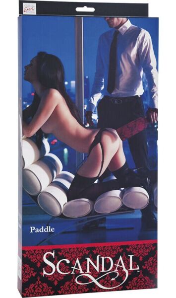 Paletta CalExotics Scandal Paddle in tessuto rosso e nero