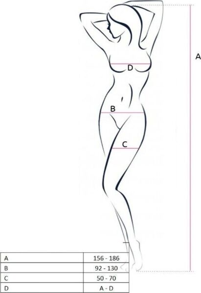 Bodystocking a rete Passion BS056