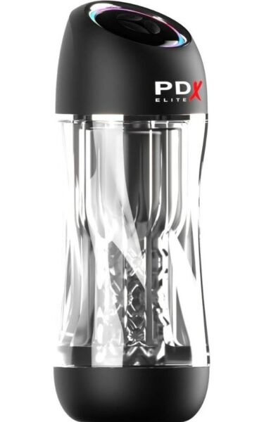 Masturbatore automatico PDX Elite Viewtube Pro con guaina trasparente