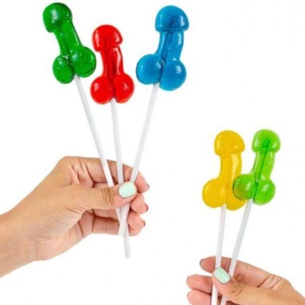 Espositore assortito di 40 lecca-lecca pene con alcol di Secret Play