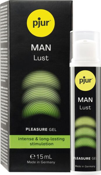 Flacone da 15 ml del gel stimolante pjur MAN Lust