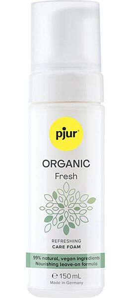 Flacone di schiuma detergente intima Pjur Organic Fresh da 150 ml