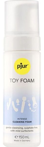 Flacone di schiuma detergente Pjur TOY FOAM 150 ml con dosatore
