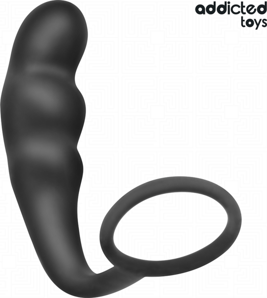 Plug anale Addicted Toys Modello 4 con il suo anello per testicoli