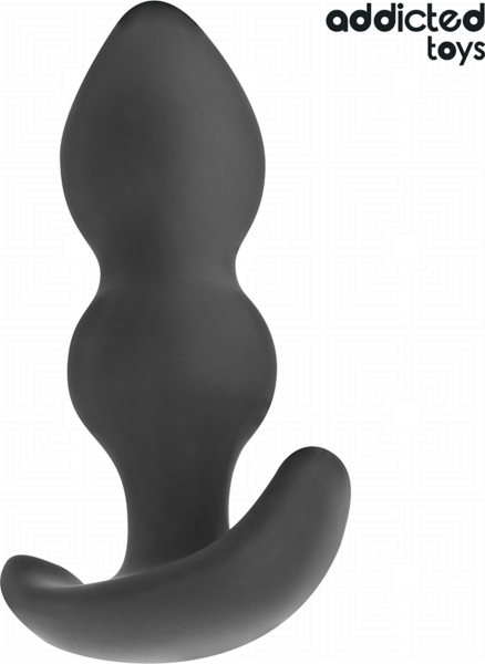 Plug anale Addicted Toys Taglia L, con due palline e base larga