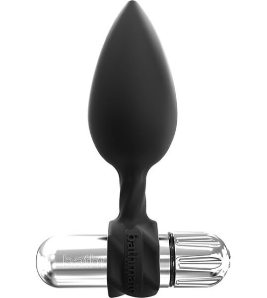Set di plug anali Bathmate Anal Training Plugs Vibe con punta conica, anello e bullet vibrante Vibe
