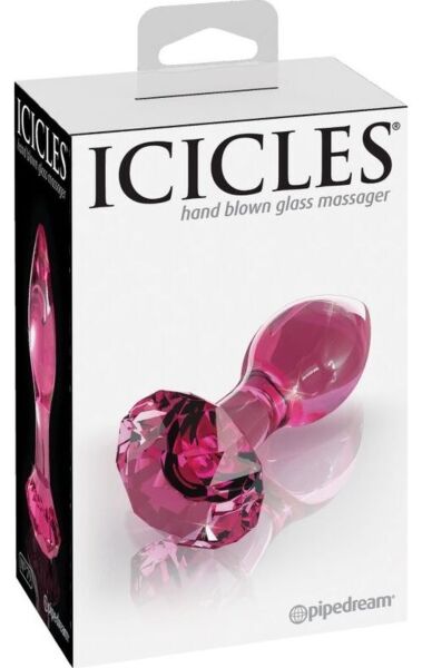 Plug anale Pipedream Icicles N. 79 in vetro