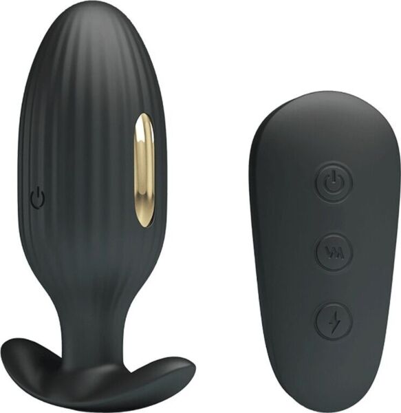 Plug anale vibrante Pretty Love Kelly di colore nero