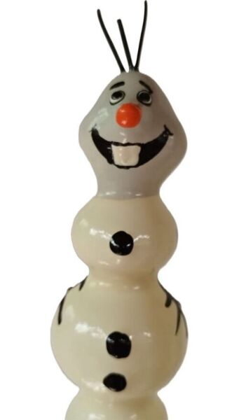 Preservativo divertente Condomerie Cute Snowman XL, dipinto a mano con un pupazzo di neve