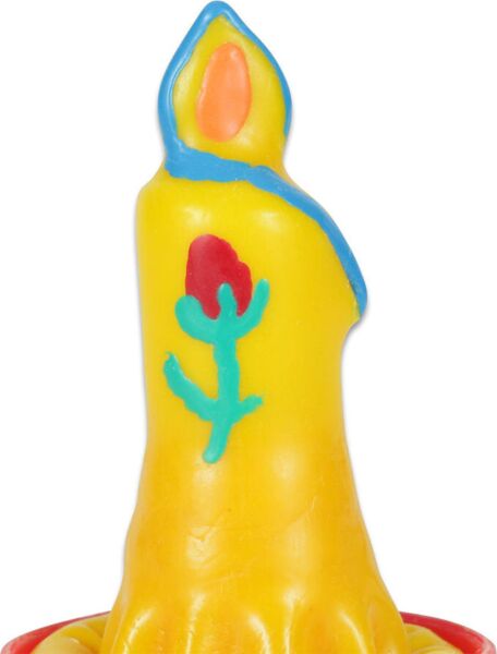 Preservativo scherzoso Condomerie Candle, dipinto a mano con una candela