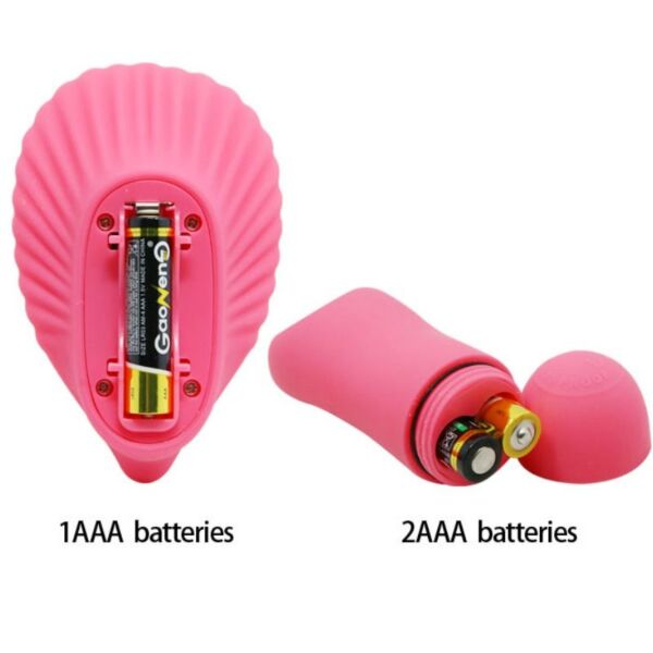 Vibratore Pretty Love BI-014368W in silicone rosso scuro, con il suo telecomando wireless