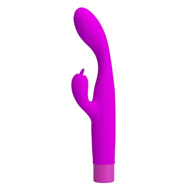 Vibratore a doppia stimolazione Pretty Love Jene di colore viola