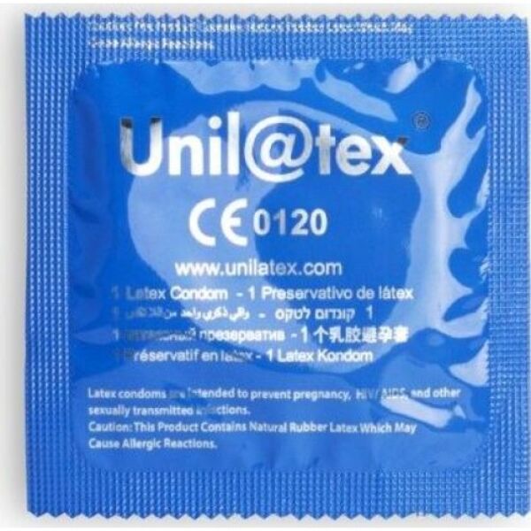 Confezione di preservativi Unilatex da 144 pezzi, lisci e lubrificati