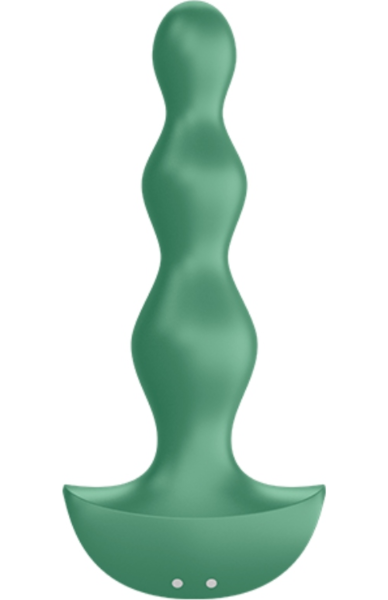 Plug anale vibrante Satisfyer Lolli Plug 2, con la sua forma a sfere e la base larga