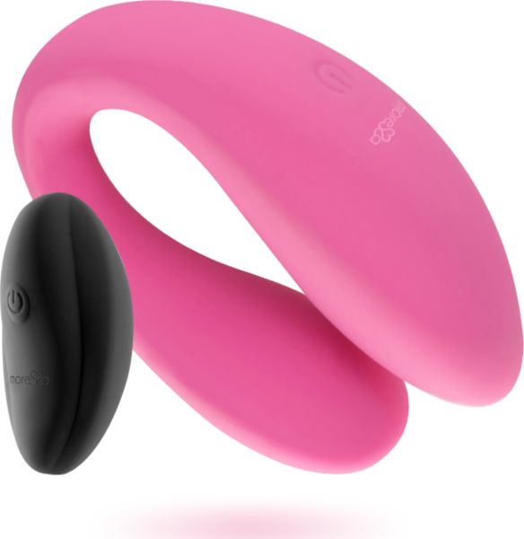 Vibratore per coppie Moressa Lauren, a forma di U, in silicone