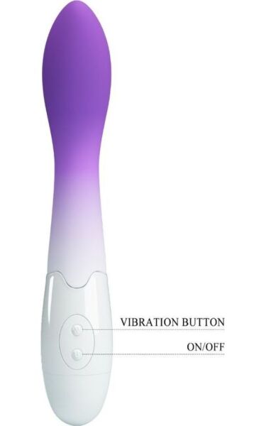 Vibratore punto G Pretty Love BI-014220-A6, curvo e con la punta arrotondata