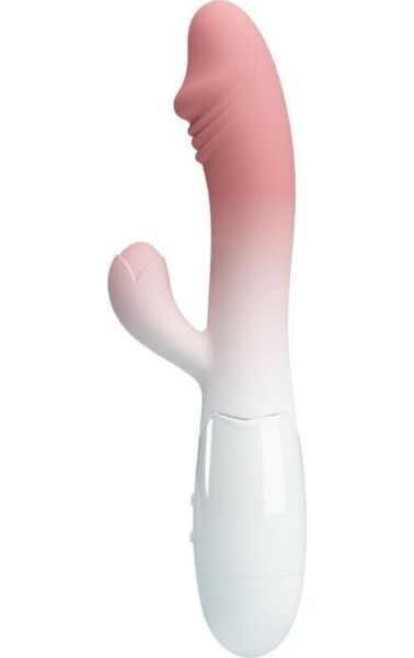 Vibratore rabbit Pretty Love BI-014173-A5 in silicone, con il suo braccio per il clitoride