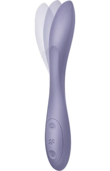 Vibratore punto G Satisfyer G-Spot Flex 2 viola, con stelo flessibile