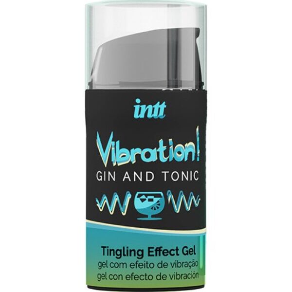 Gel stimolante INTT Vibration, flacone da 15 ml con dosatore