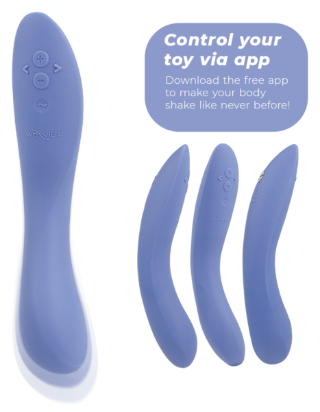 Vibratore We-Vibe Rave 2 blu per punto G e clitoride
