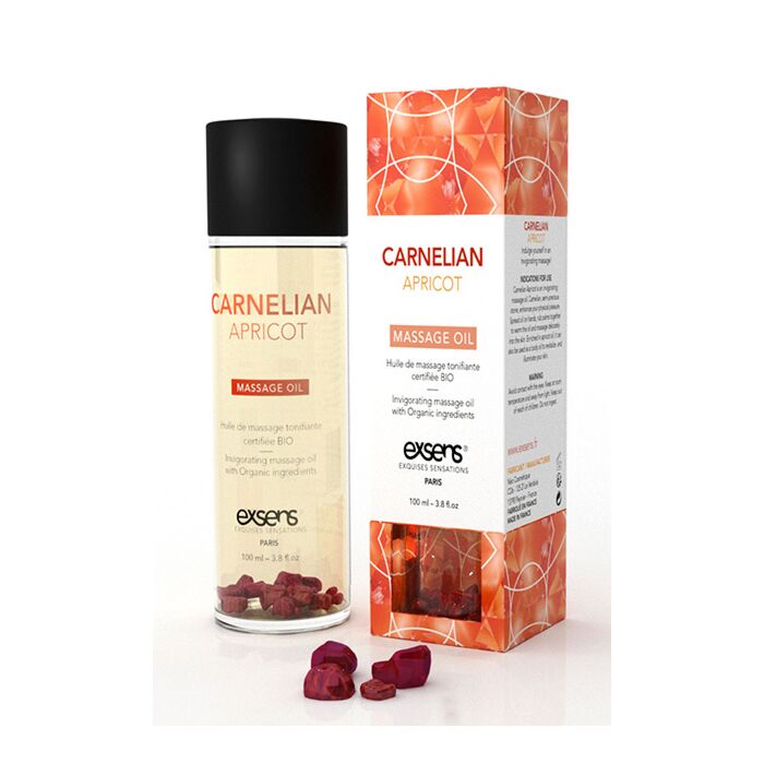 Invigorating Carnelian Apricot Massage Oil 100 ml.