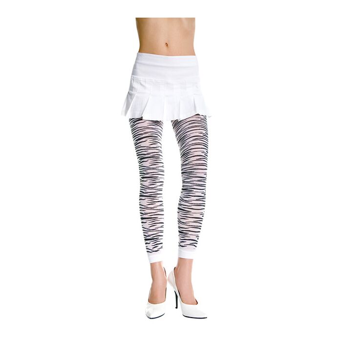 MEDIAS DIBUJO ZEBRA BLANCO/NEGRO