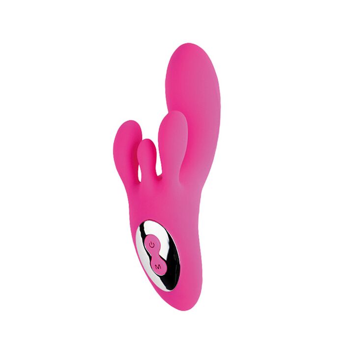 TriVibe G-Spot Vibrator with Clitoral & Labia Stimulation Pink