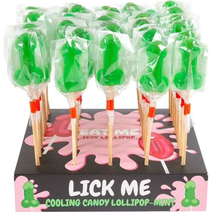 Pirulette a forma di pene SECRETPLAY COSMETIC alla menta Pirulette a forma di pene SECRETPLAY COSMETIC alla menta