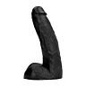 Dildo ALL BLACK Dong 22 cm - morbido e flessibile